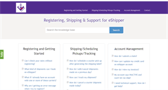 Desktop Screenshot of eshipperhelp.com